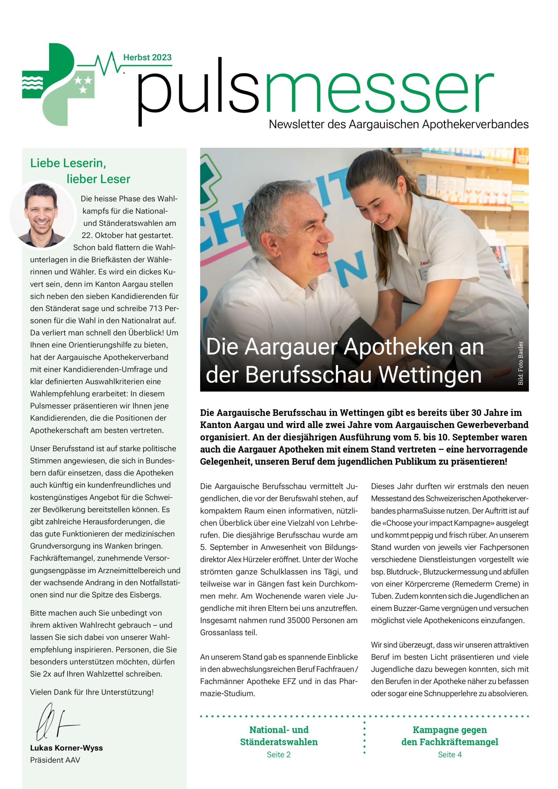Read more about the article Die neuste Ausgabe des Pulsmessers ist online